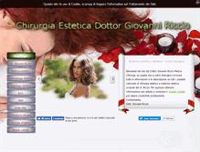 Tablet Screenshot of dottorgiovanniriccio.com